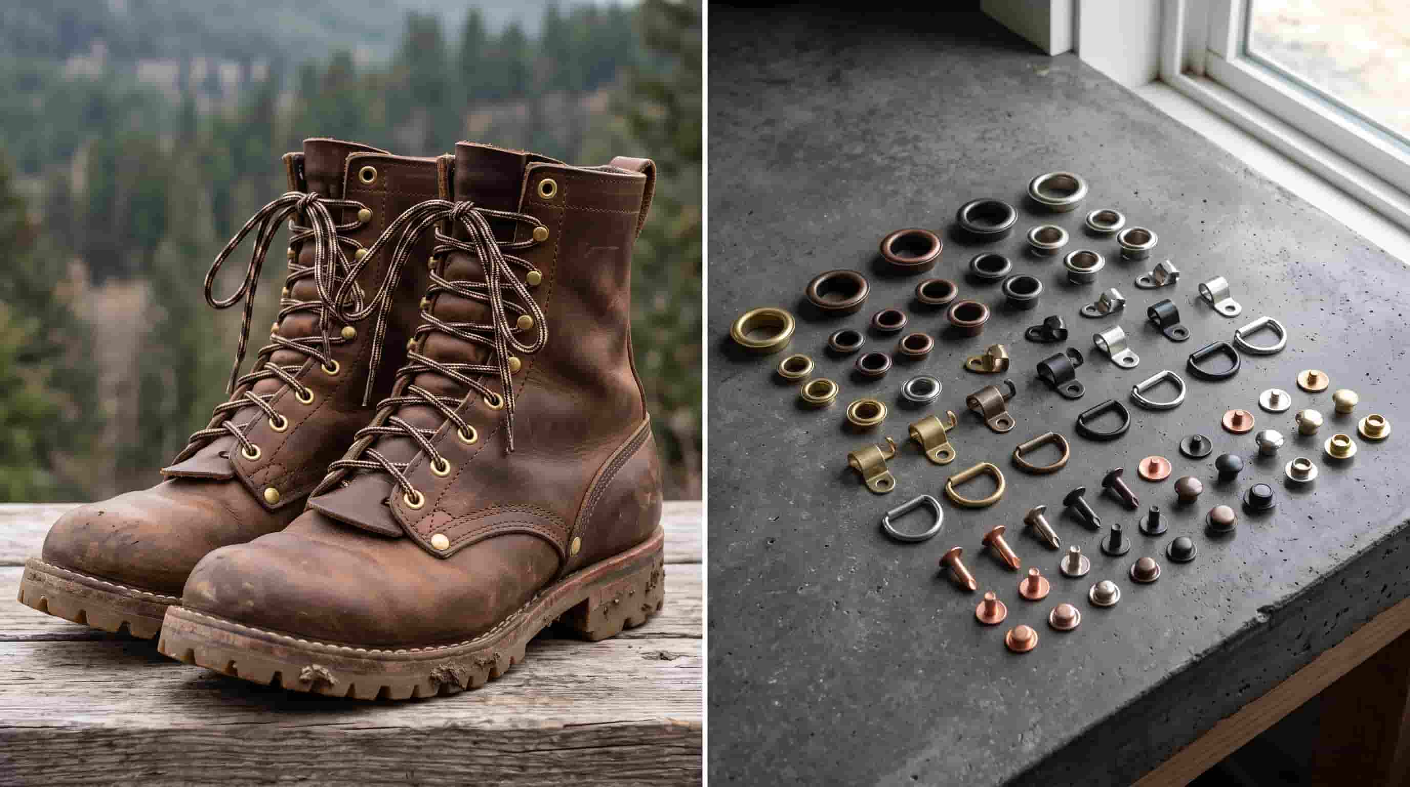 metal eyelets for shoes shoe hooks, Metal eyelets for shoes and shoe hooks improve lace durability and provide secure, adjustable fastening for boots and other footwear.